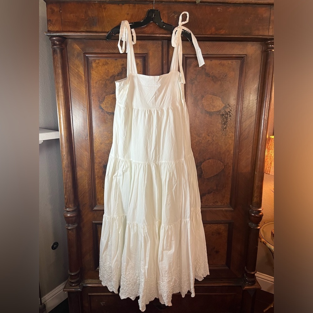 GUC Jason Wu- Embroidered Hem Maxi Dress. Size L